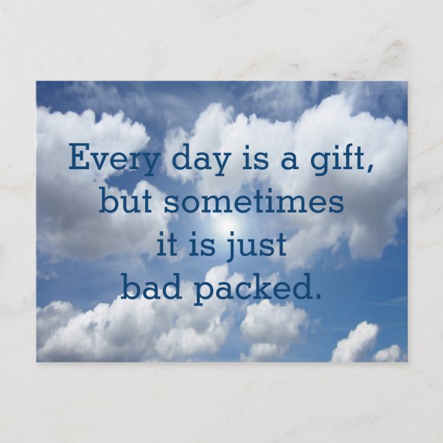 Anpassningsbar ditt roliga ordspråk eller vishet vykort (Framsida)