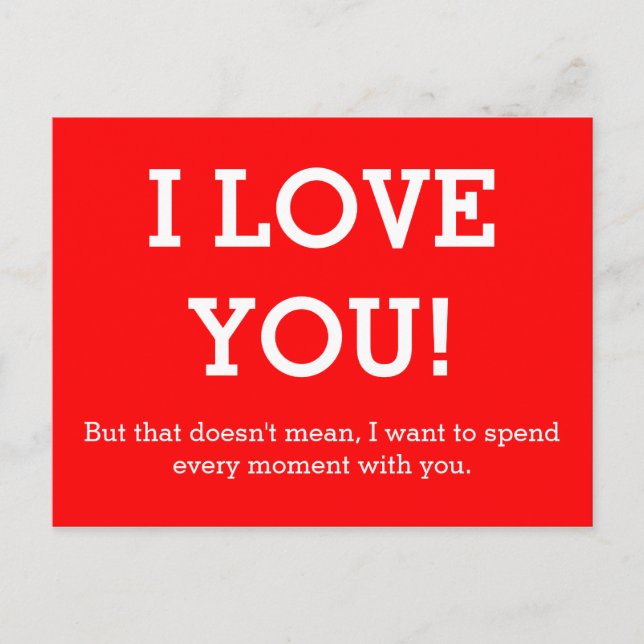 Anpassningsbar ditt roliga ordspråk eller vishet vykort (Framsida)