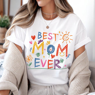 Anpassningsbar DIY Kids Teckning Personlig T Shirt