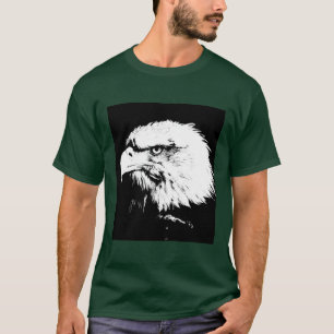 Anpassningsbar Djuren Eagle Ansikte Manar Den mode T Shirt
