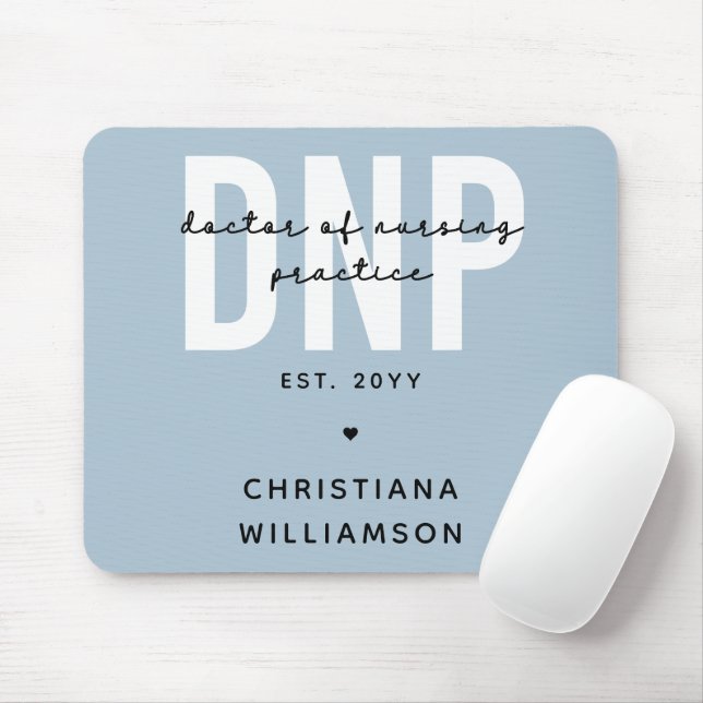 Anpassningsbar DNP Doktor i sjuksköterskeverksamhe Musmatta (Med mus)