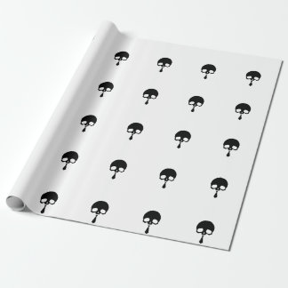 Anpassningsbar dödskalle med slips presentpapper