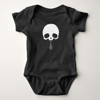 Anpassningsbar dödskalle med slips t shirt