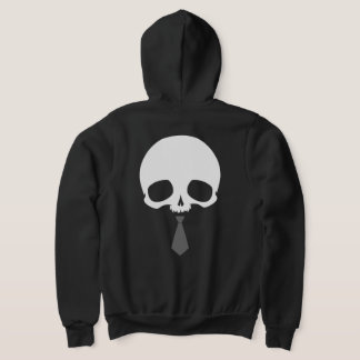 Anpassningsbar dödskalle med slips t shirt
