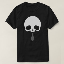 Anpassningsbar dödskalle med slips t shirt