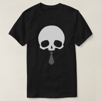 Anpassningsbar dödskalle med slips t shirt