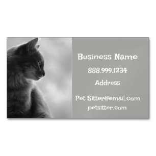 Anpassningsbar Dog Walker, Pet Sitta Business Serv Magnetiska Visitkort