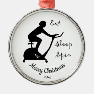 Anpassningsbar Dold julklapp, cykel Julgransprydnad Metall