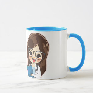 Anpassningsbar Dr. (Ditt namn) PhD Studenten-kaffe Mugg