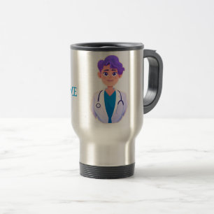 Anpassningsbar Dr. (Ditt namn) PhD Studenten-kaffe Resemugg