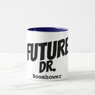 Anpassningsbar Dr Namn Future Doktor Medical Funny Mugg