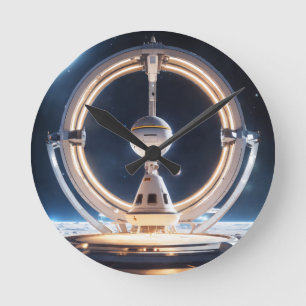 Anpassningsbar Dragon Tecknad Wall Clock - Strenen Rund Klocka