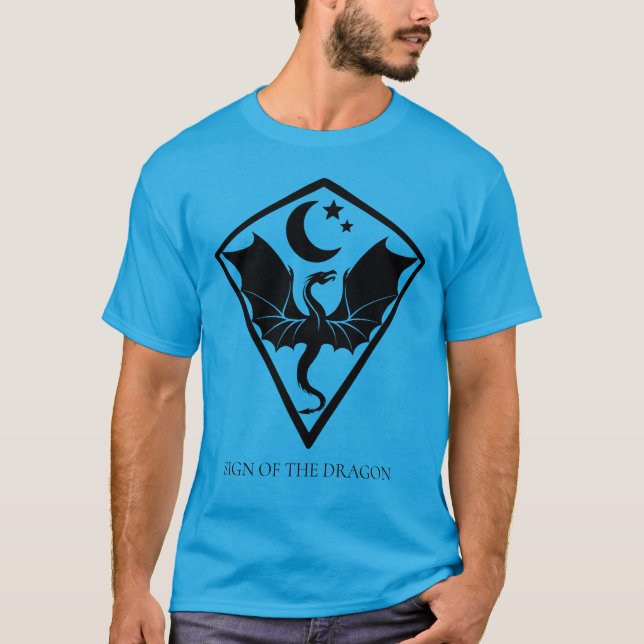 Anpassningsbar Drak Sigill T-Shirt (Framsida)