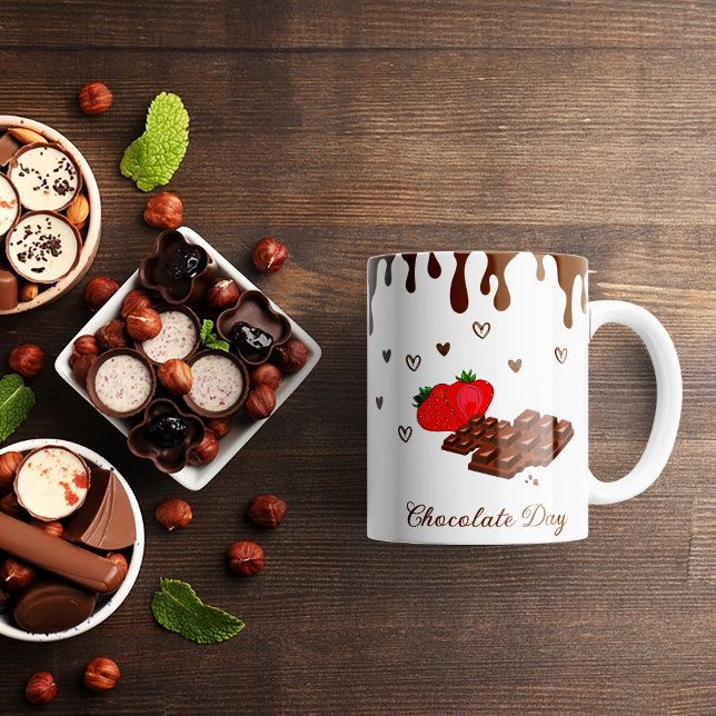 Anpassningsbar - droppning Chocolate Coffee Mugg (Skapare uppladdad)