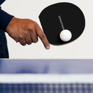 Anpassningsbar Dubbla Sida vid Namn för enkel utsk Pingisracket