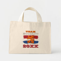 Anpassningsbar Dutch Flagga Orange Lejon Team Holl