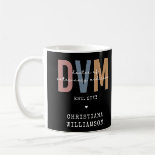 Anpassningsbar DVM Doktor of Veterinary Medicine G Kaffemugg
