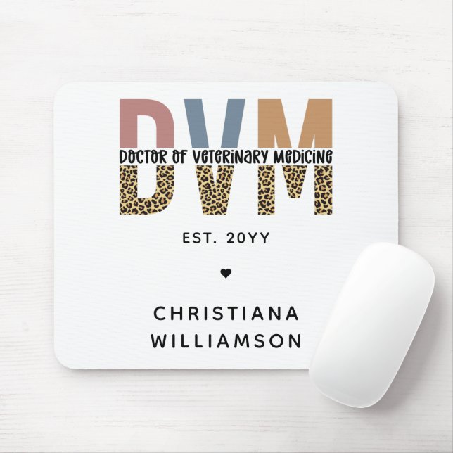 Anpassningsbar DVM Doktor of Veterinary Medicine G Musmatta (Med mus)