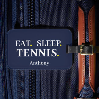 Anpassningsbar Eat Ssov Tennis Navy Blue Luggage T Bagagebricka