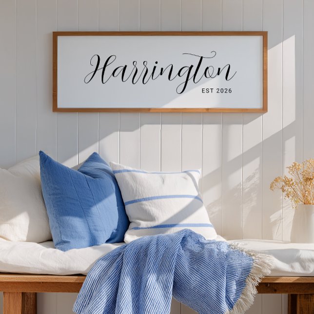 Anpassningsbar Efternamn Skriv ut nya hemägares gå Poster (Skapare uppladdad)