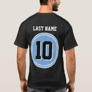 Anpassningsbar Efternamn: Sport Jersey T-Shirt