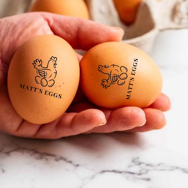 Anpassningsbar Egg Wood Art Frimärke Stämpel (Skapare uppladdad)