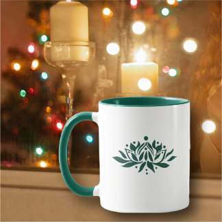 Anpassningsbar Eldlotusblomma Mugg