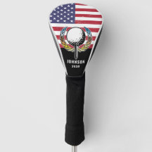 Anpassningsbar Elegant American Flagga Golf Design