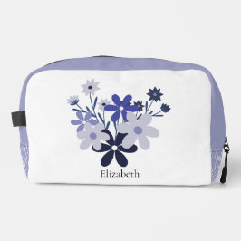 Anpassningsbar Elegant Blommigt Blue Lila Violet M