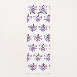 Anpassningsbar elegant blommigt lila violett grått