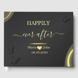 Anpassningsbar Elegant bröllop Guest Bok