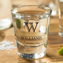 Anpassningsbar Elegant Classic Family Monogram Nam