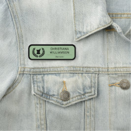 Anpassningsbar Elegant farmaceut Personal Personal Namnbricka