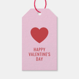 ANPASSNINGSBAR Elegant Glad hjärtans dag Presentetikett