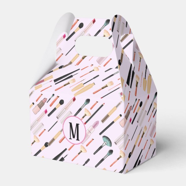 Anpassningsbar Elegant Glittering Beauty Makeup Ve Presentaskar (Framsidan Sidan)