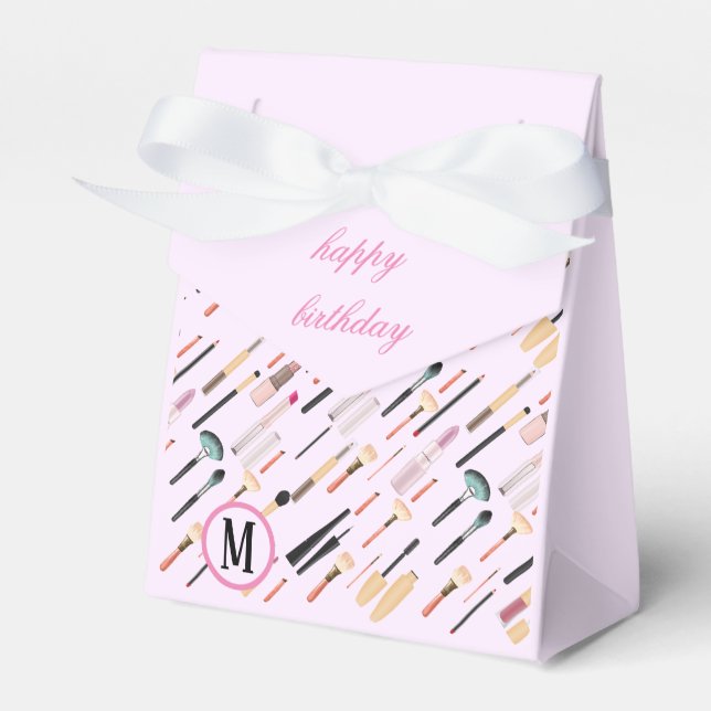 Anpassningsbar Elegant Glittering Beauty Makeup Ve Presentaskar (Framsidan Sidan)