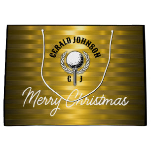 Anpassningsbar Elegant Golf Monogram Design