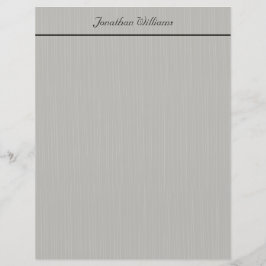 Anpassningsbar Elegant Grått Business Stationery