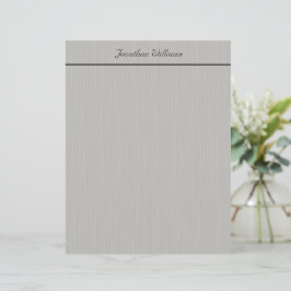 Anpassningsbar Elegant Grått Business Stationery