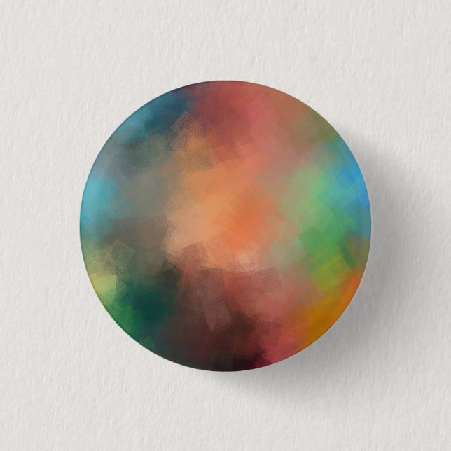 Anpassningsbar Elegant Modern Abstrakt Art Blank m Knapp (Framsida)