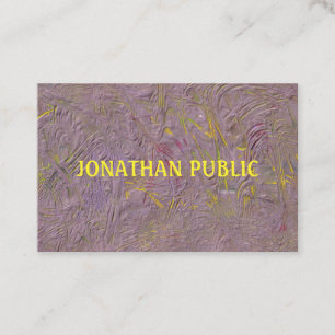 Anpassningsbar Elegant Modern Abstrakt Art-mall Visitkort