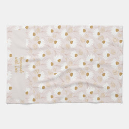 Anpassningsbar Elegant Modern Blommigt Kökshandduk