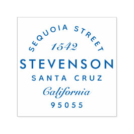 Anpassningsbar Elegant Modern Family Namn Returadr Självfärgande Stämpel