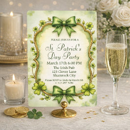 Anpassningsbar Elegant St. Patrick's Day  Inbjudningar