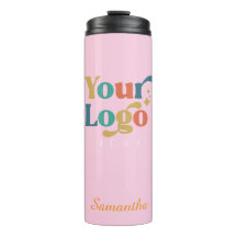 Anpassningsbar Elegant Steel Tumbler Business Logo