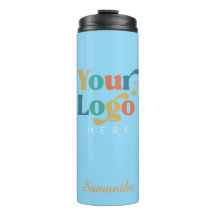 Anpassningsbar Elegant Steel Tumbler Business Logo