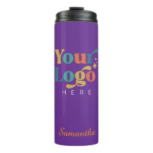 Anpassningsbar Elegant Steel Tumbler Business Logo