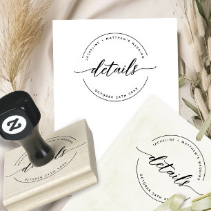 Anpassningsbar Eleganten Detaljer Modern Script, B Stämpel