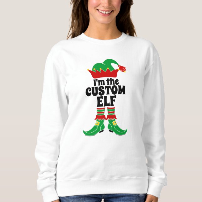 Anpassningsbar Elf I är Anpassningsbarna Elf Skapa T Shirt (Framsida)