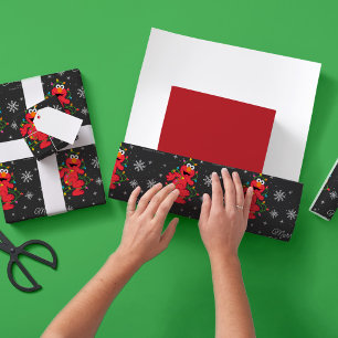 Anpassningsbar Elmo God jul Chalkboard Presentpapper